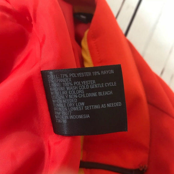 Worthington orange wrap pencil skirt - Picture 7 of 8